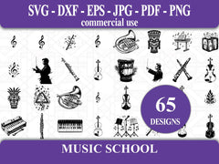 Music Back To School SVG Bundle - CraftNest - Digital Crafting and Art