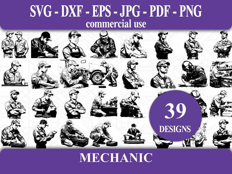 Mechanic SVG Bundle - CraftNest - Digital Crafting and Art