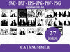 Cats Summer SVG Bundle