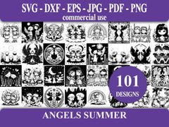 Angels Summer SVG Bundle - CraftNest - Digital Crafting and Art