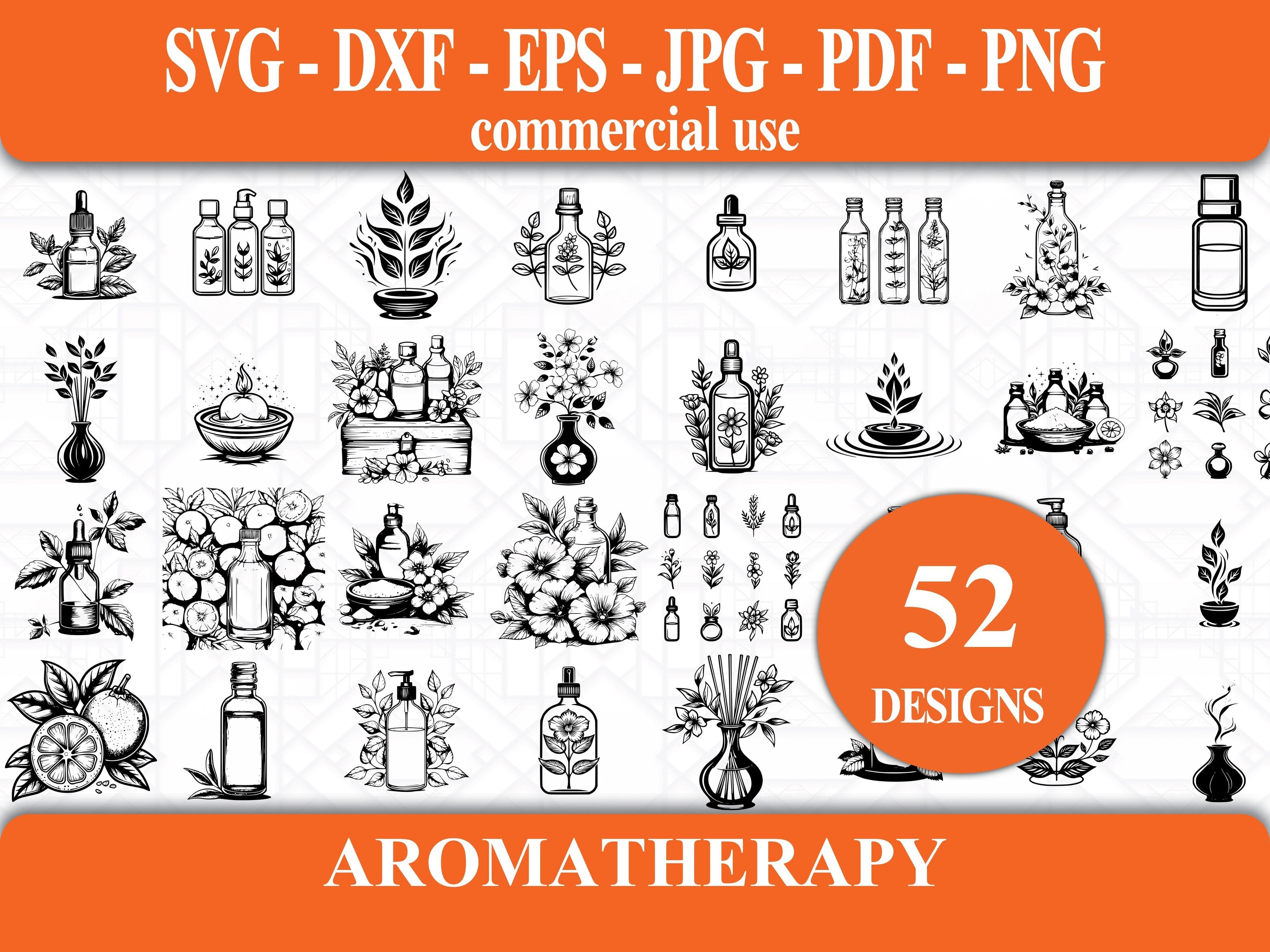 Aromatherapy SVG Bundle - CraftNest - Digital Crafting and Art