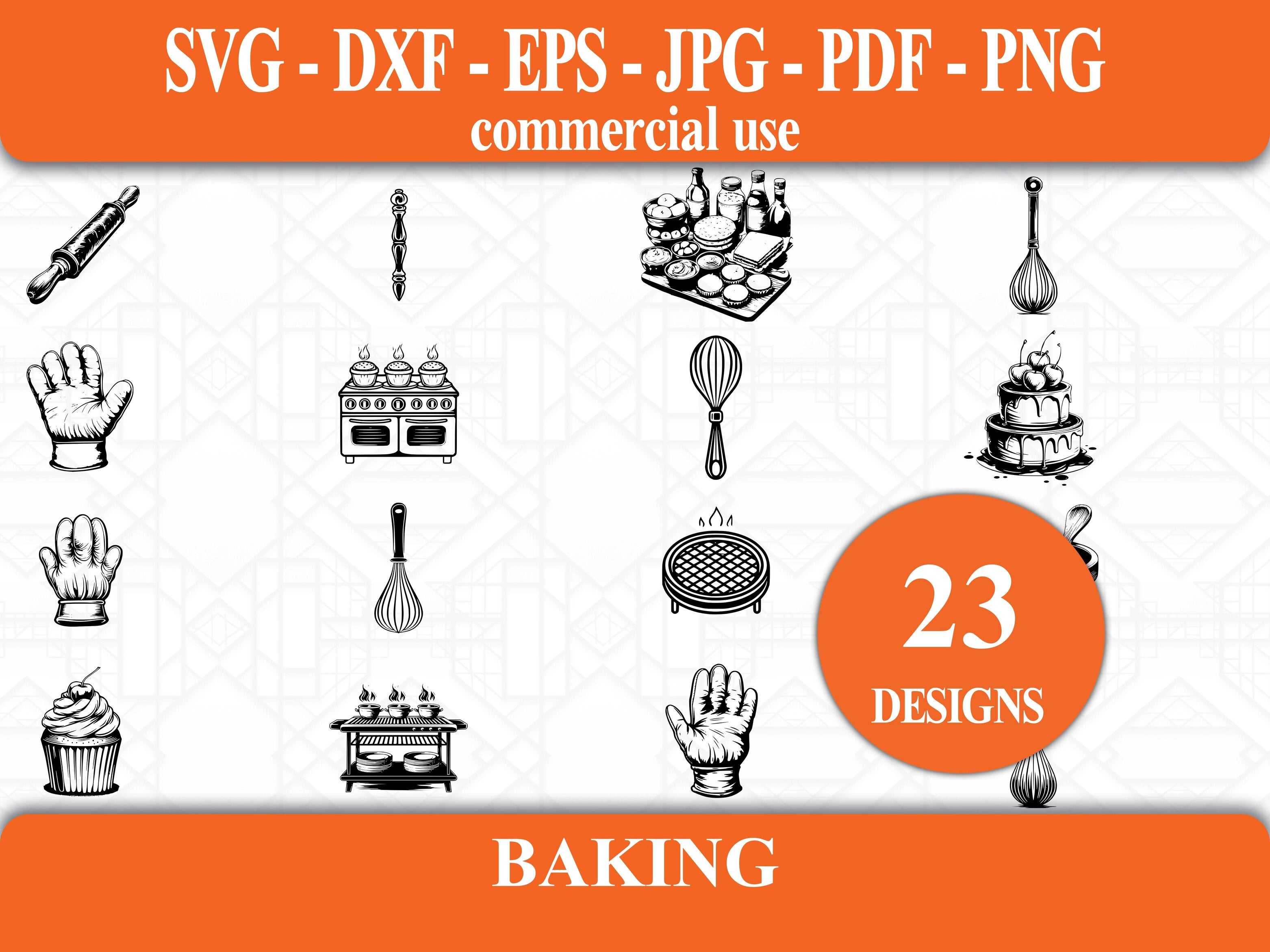 Baking SVG Bundle - CraftNest - Digital Crafting and Art