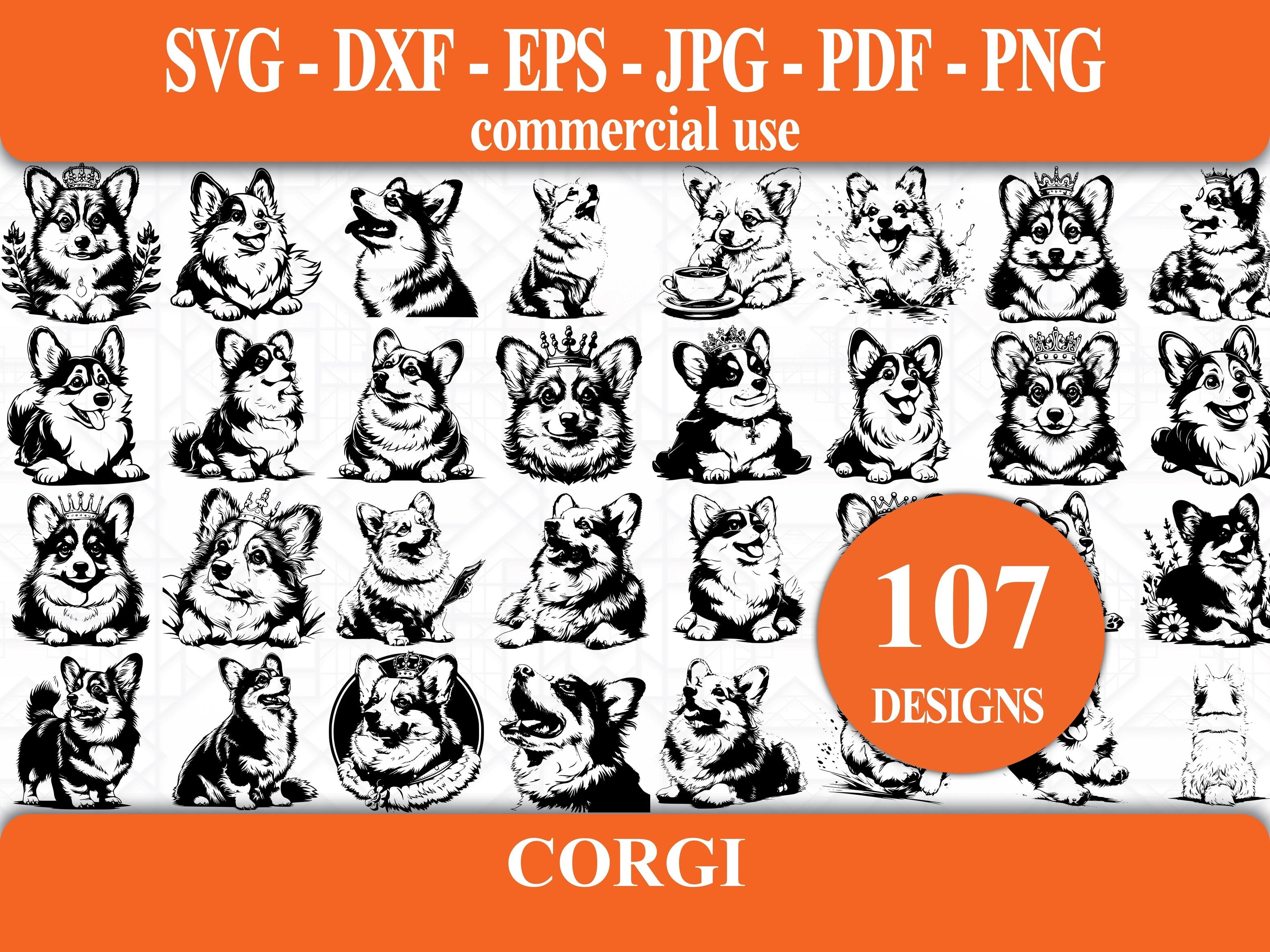 Corgi SVG Bundle - CraftNest - Digital Crafting and Art