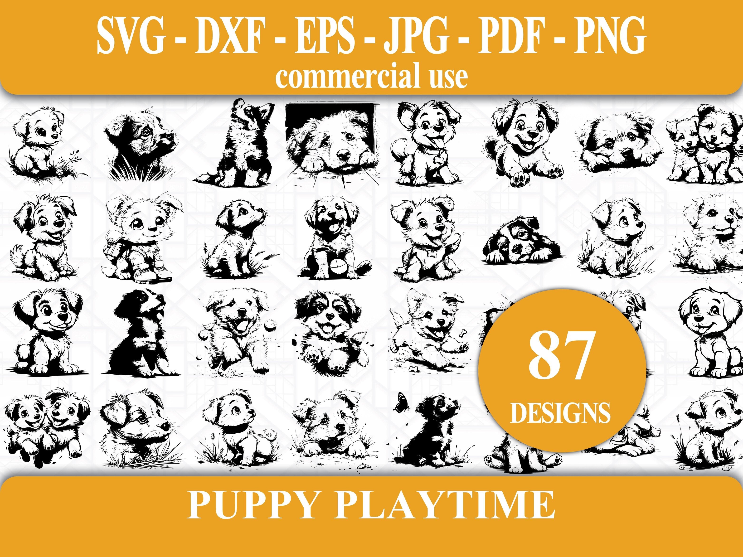 Puppy Playtime SVG Bundle - CraftNest - Digital Crafting and Art