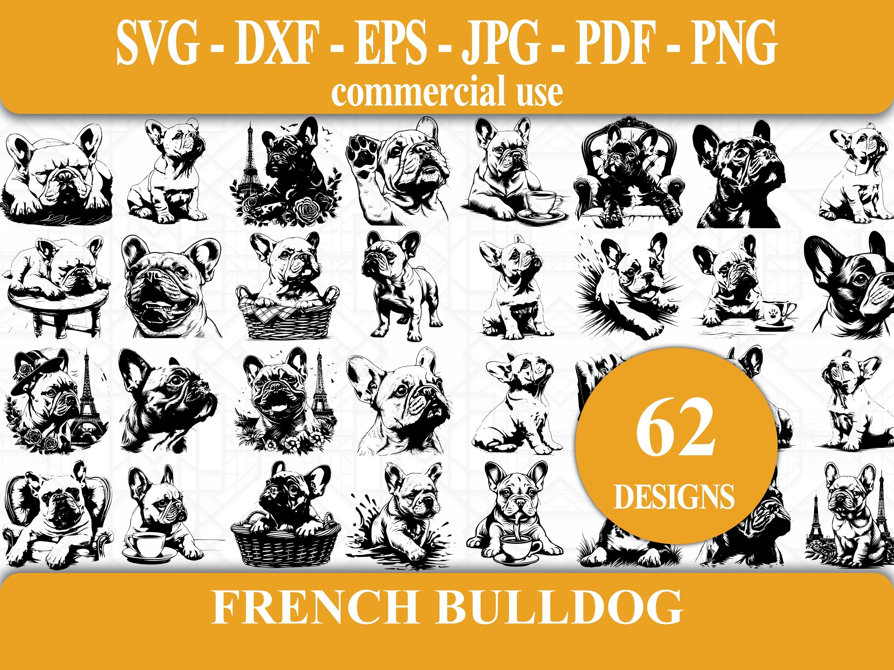 French Bulldog SVG Bundle - CraftNest - Digital Crafting and Art