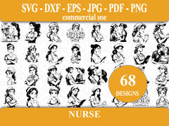 Nurse SVG Bundle - CraftNest - Digital Crafting and Art