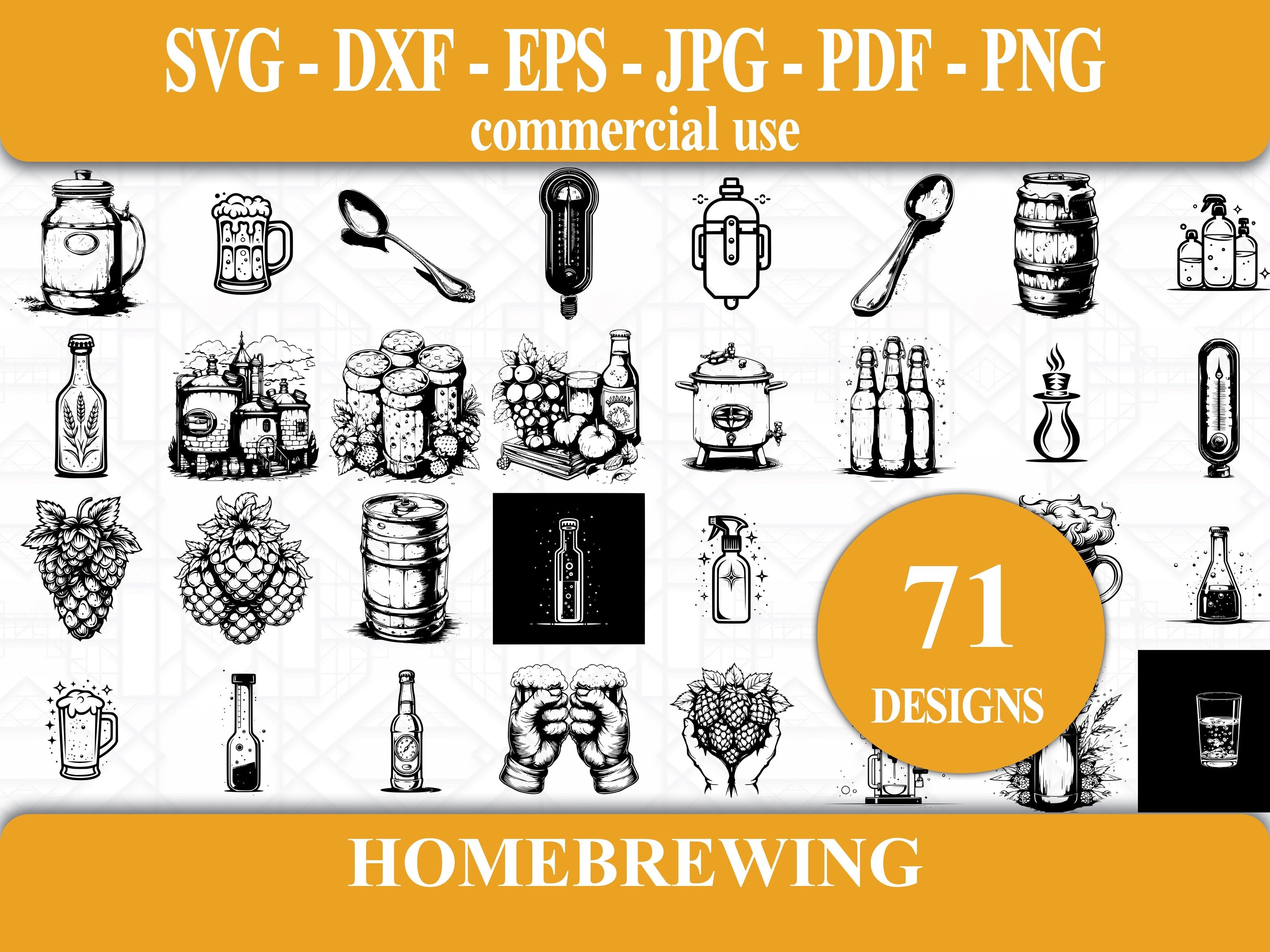 Homebrewing SVG Bundle