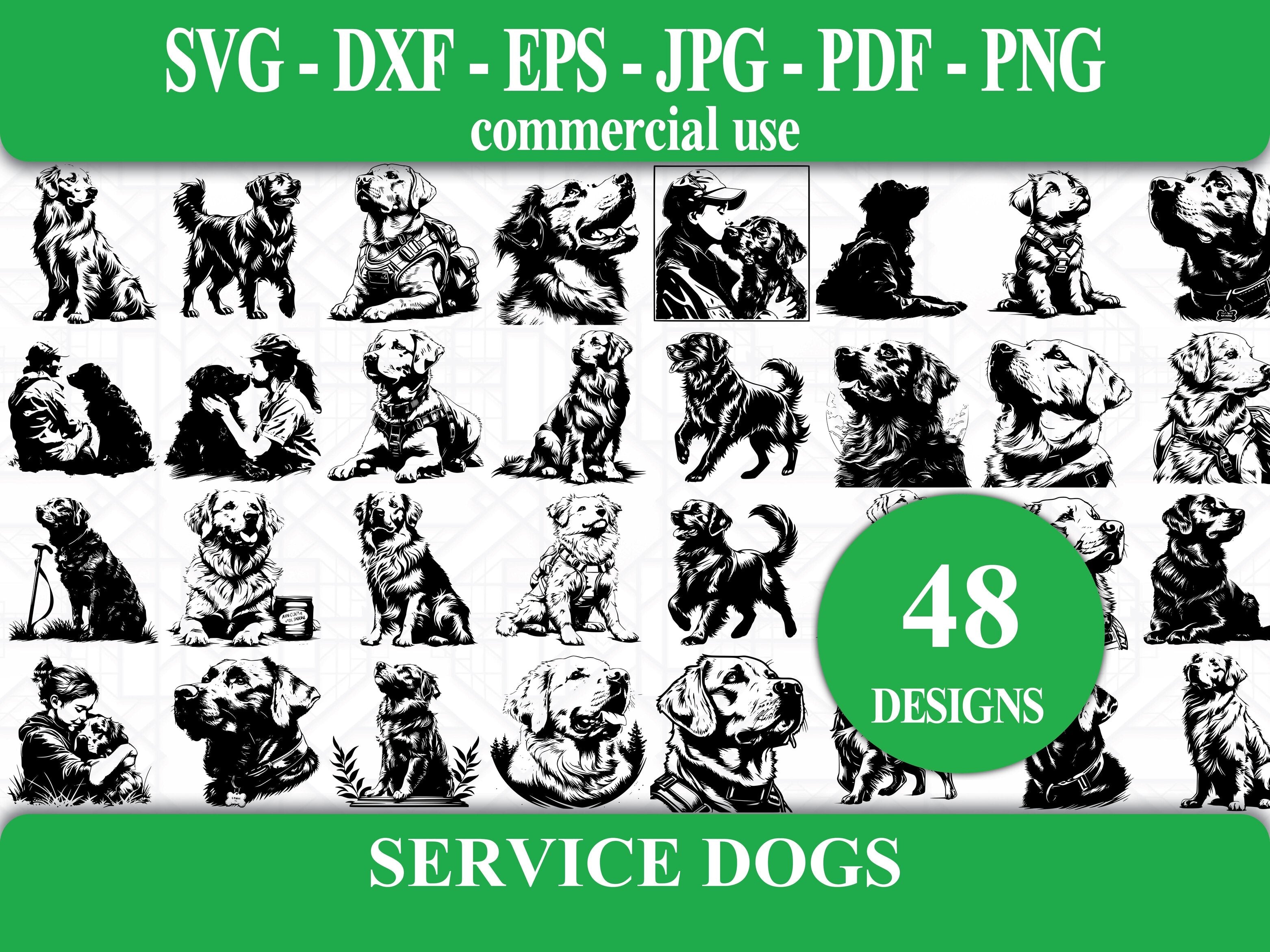 Service Dogs SVG Bundle