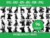 Doberman -Hund SVG -Bündel