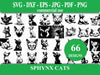 Sphynx -Katzen SVG -Bündel