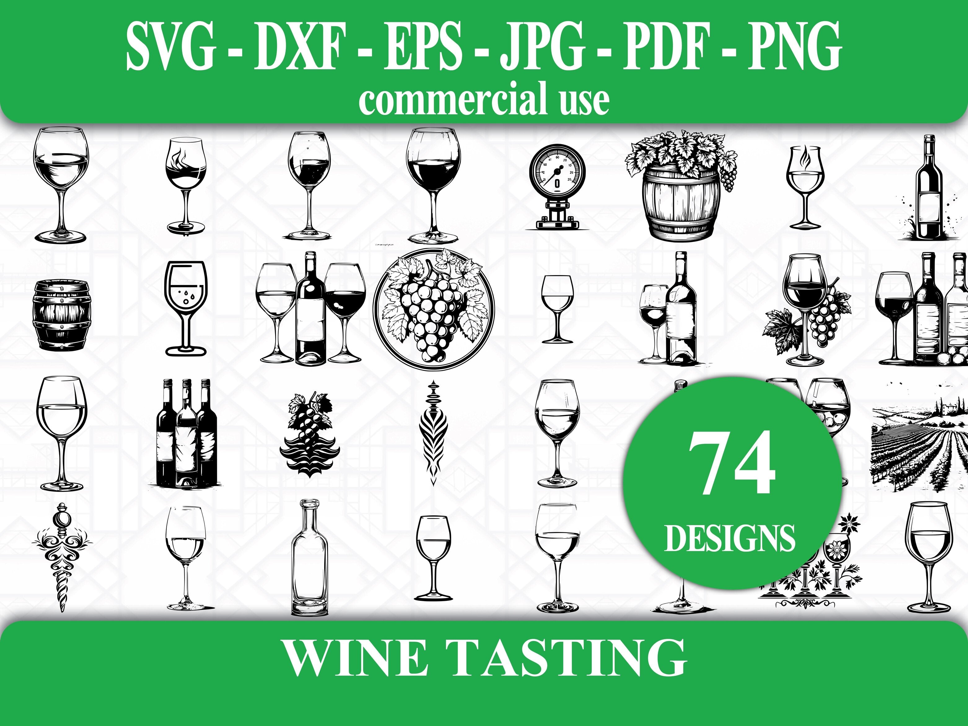 Wine Tasting SVG Bundle