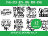 Spring Door Sign SVG