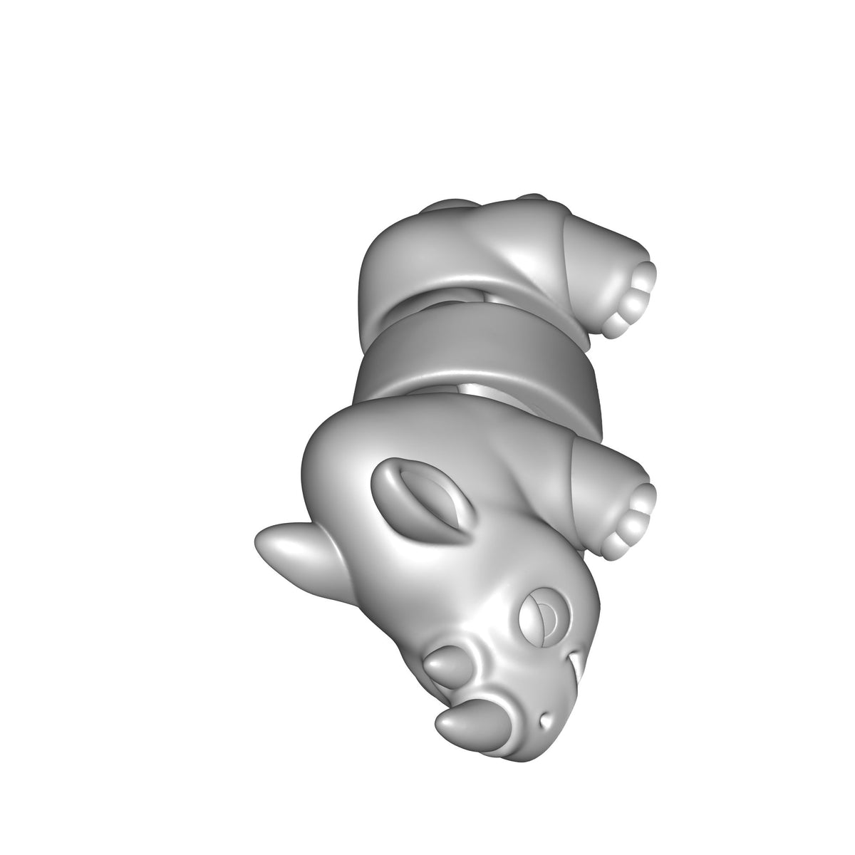 Rhino Figurine Print STL File