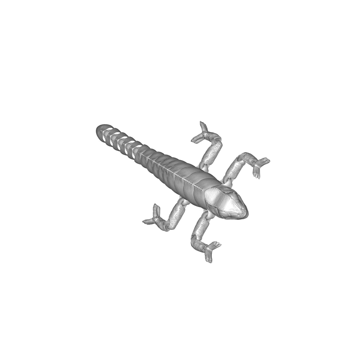 Articulated Flexi Chameleon Print STL File