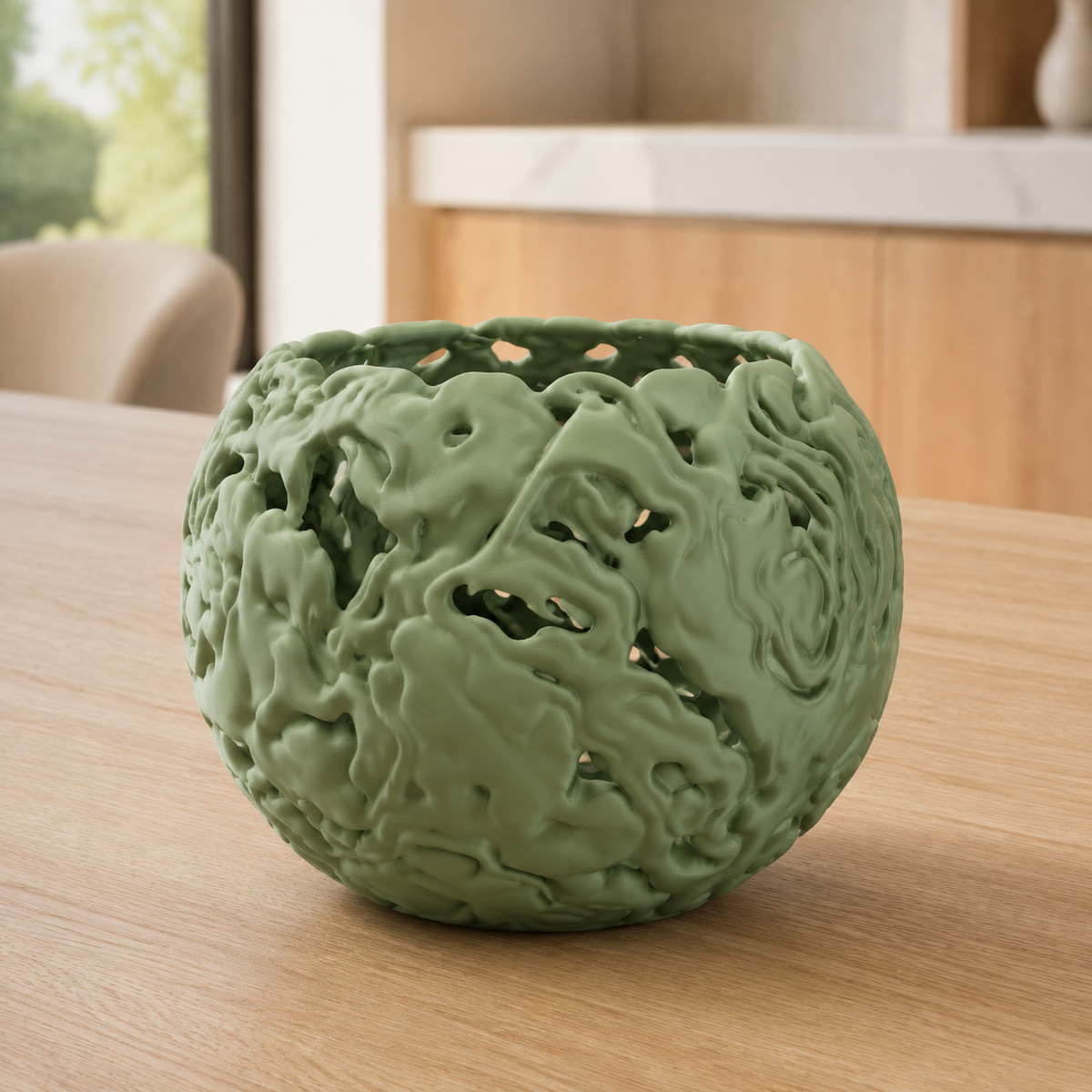 Lactuca Round Bowl Print STL File