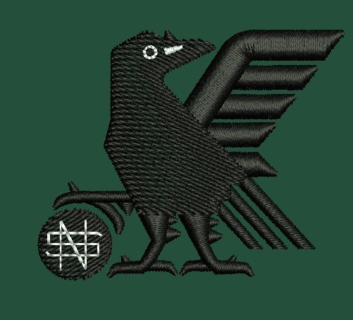 Avian Monogram Stitch Embroidery Design