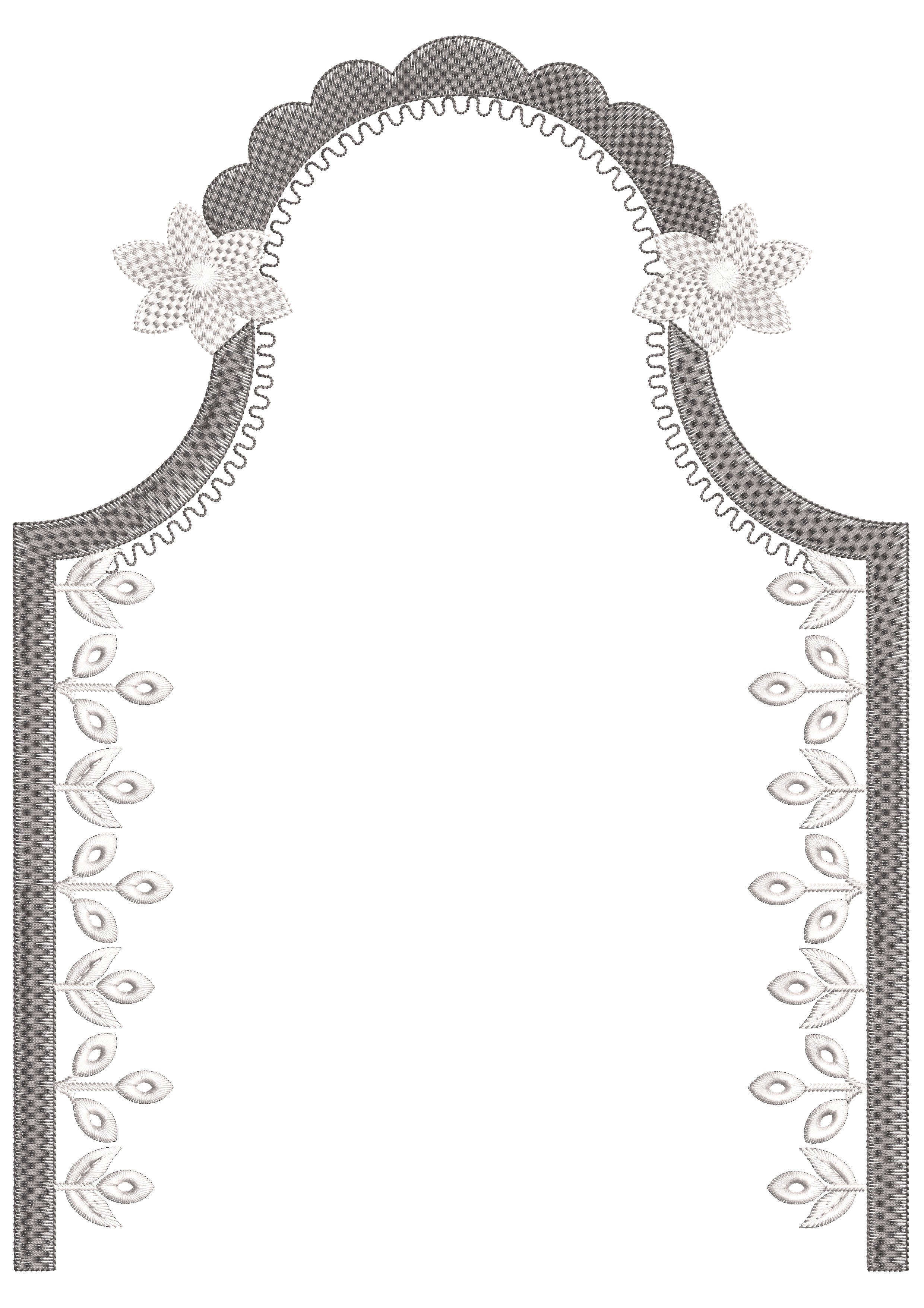 Door Frame Embroidery Design