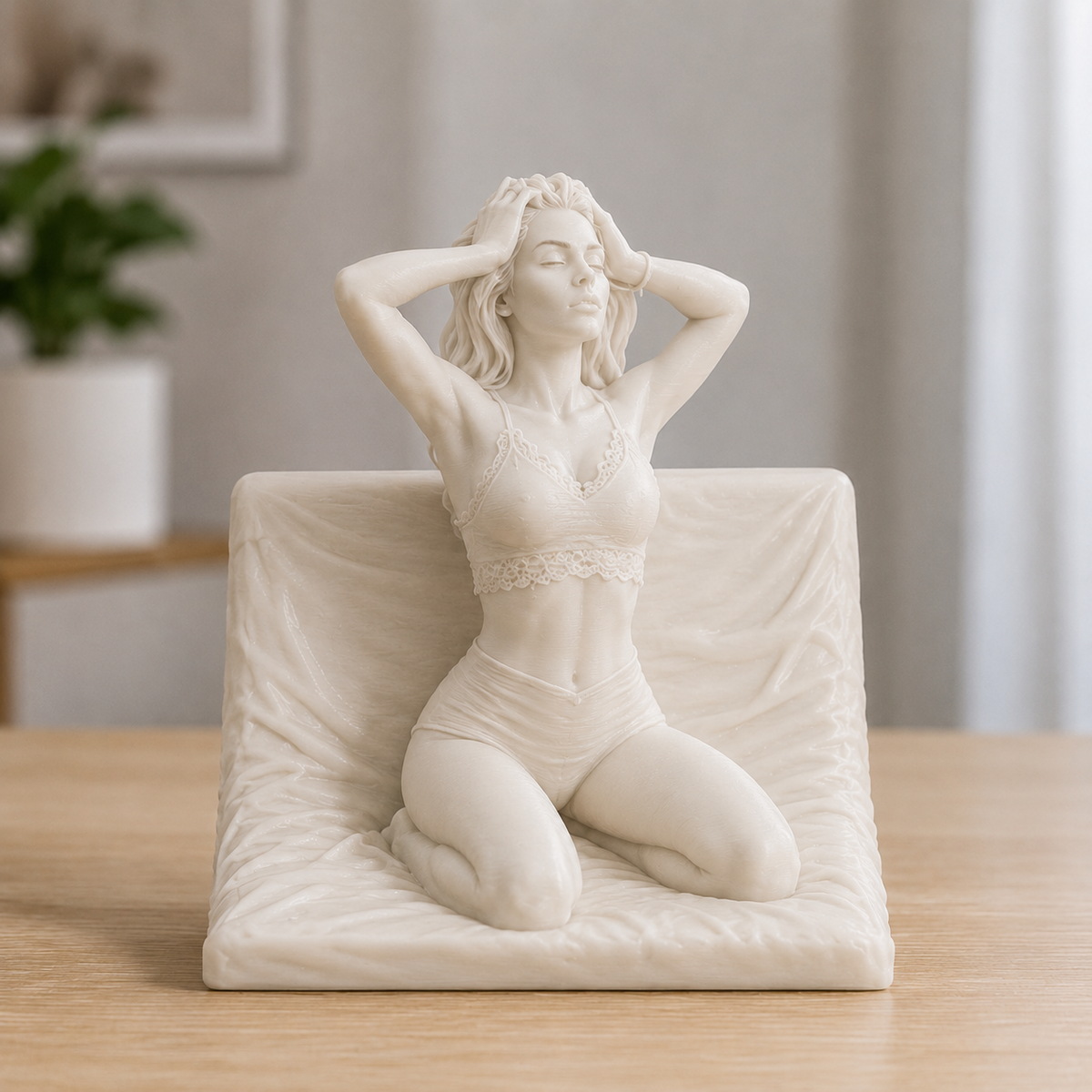 Female Figure Sculpture Print STL File