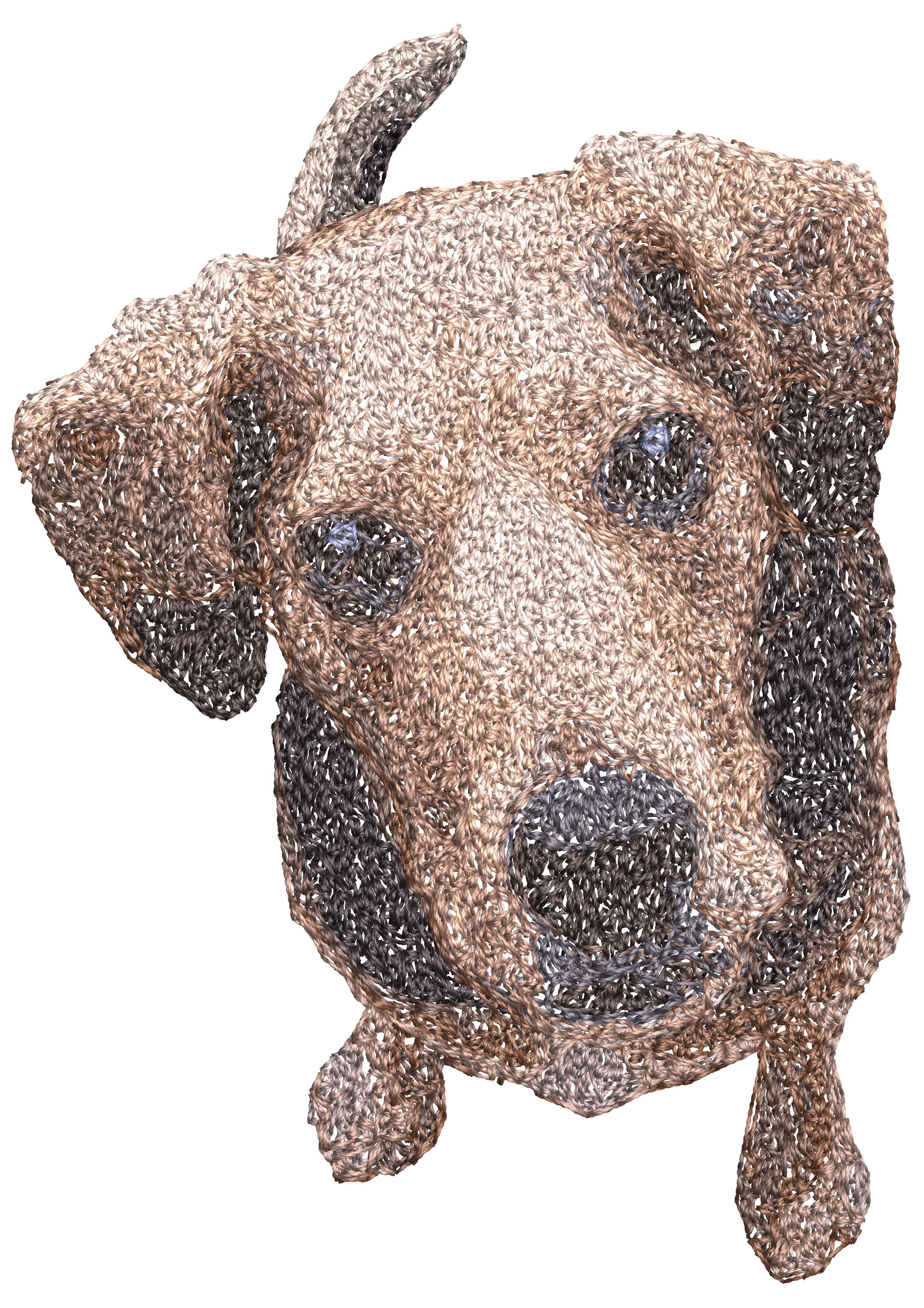 Doggie Embroidery Design
