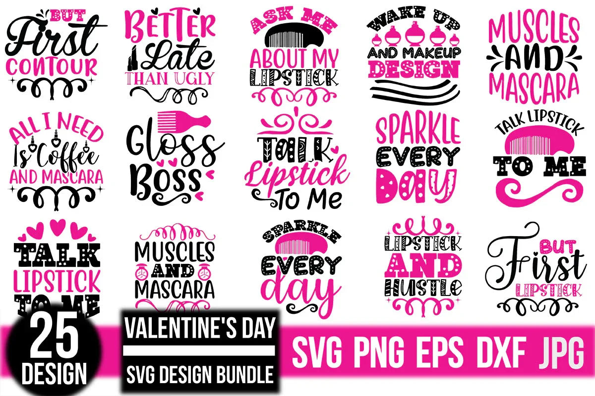 Valentine's Day SVG Bundle 20 - CraftNest - Digital Crafting and Art