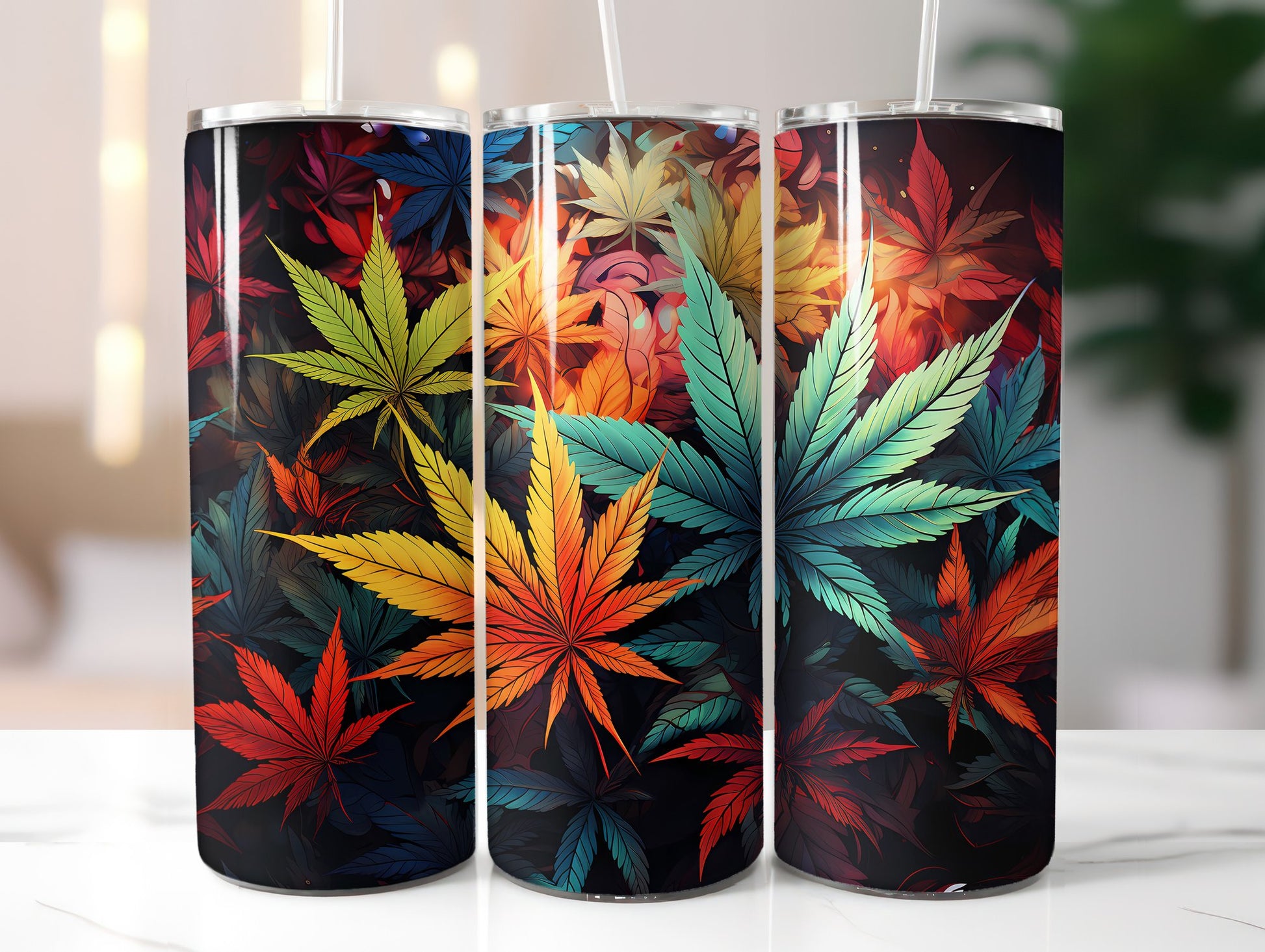 Vivid Cannabis Tumbler Wrap - CraftNest