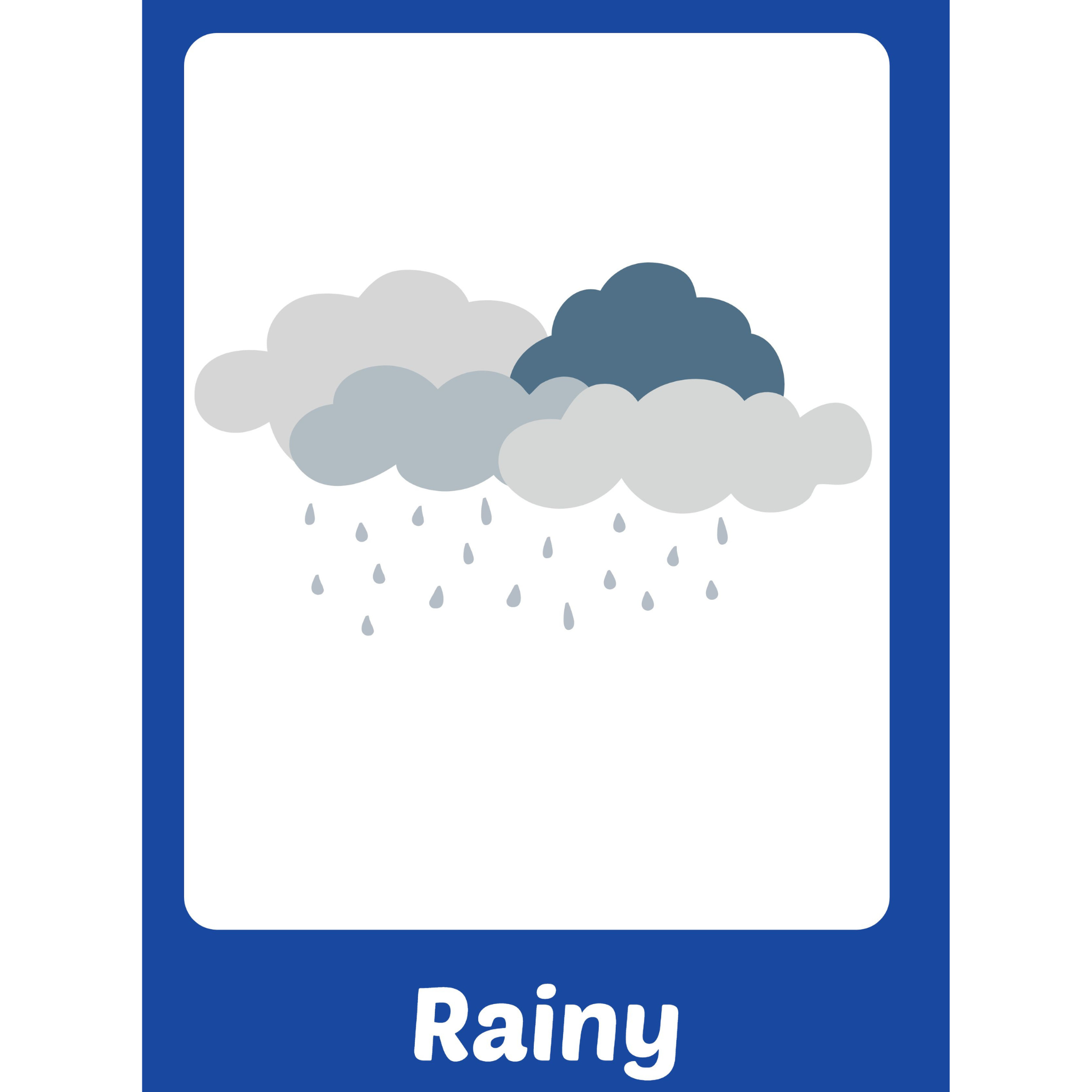 Weather Flashcards for Kids