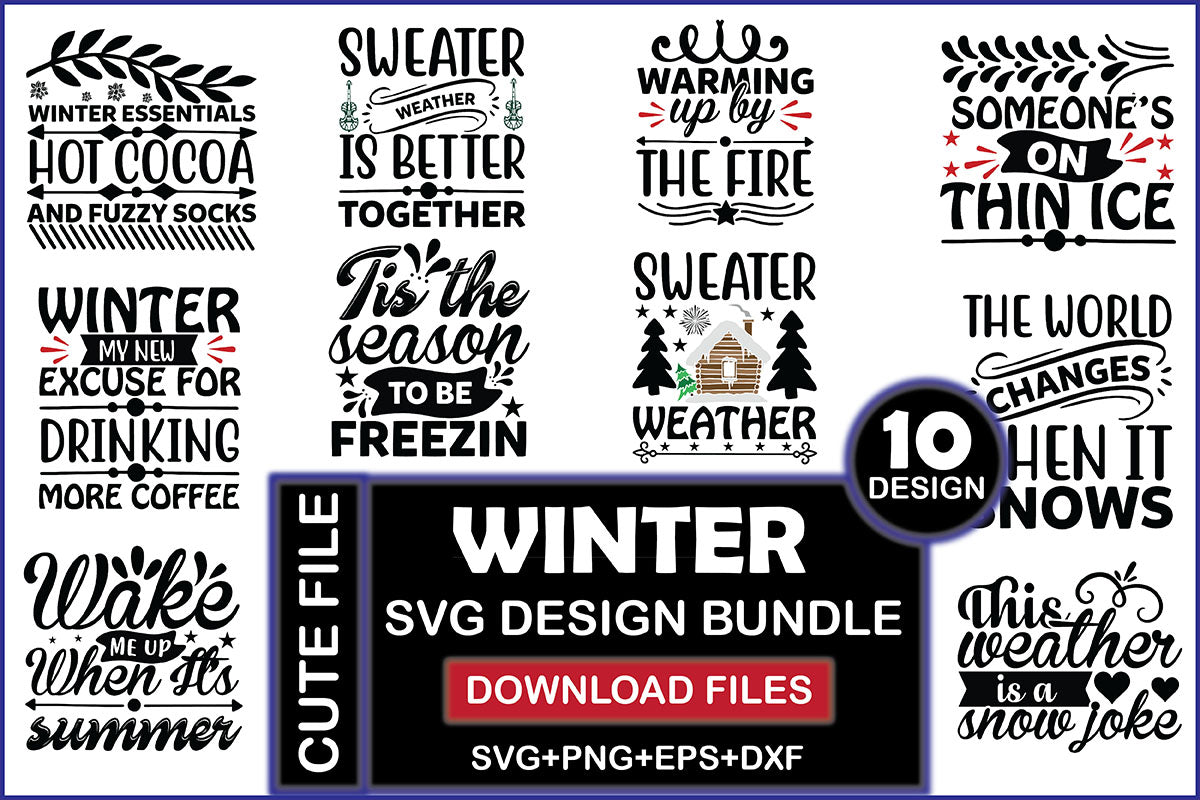 Winter SVG Bundle - CraftNest - Digital Crafting and Art